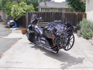 Harley Wheel Chair Rack
